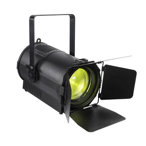 Professional 350W RGBALC Six Color Mixing 6 in 1 Led Fresnel Light Theater Museum Stage Lighting DMX Control Spotlight