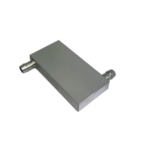 Aluminium Silver Water Cooling Block 40*80*12mm CPU Heatsink Plate Liquid Cooler with 12 Months Warranty for Computer Case