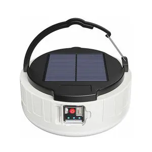 Waterproof Outdoor Portable Fishing Camping Lamp With Remote Control USB Rechargeable LED Solar Camping Tent Light
