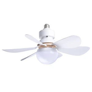 Dingdian LED Dimmable 30W LED Fan Ceiling Light 6 Blades E27 with Remote 3 Levels for Customized Comfort in Bedroom Lingroom