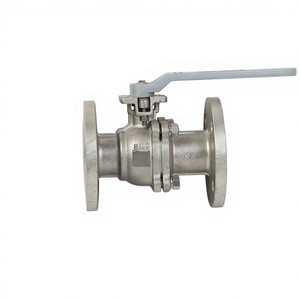 2pc High Platform Flanged Wcb Ball Valve / DIN Flange Type Ball Valve WCB / ASTM A216 WCB Flanged Ball Valve PN16