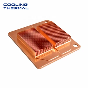 Customized Copper Skived Fin Heat Sink Manufacturing