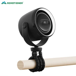 Baby Travel Essentials Rechargeable Clip on Fan Small Personal Portable Stroller Mini Fan with Flexible Octopus Tripod
