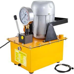 10000 PSI Electric Hydraulic Pump Single Acting Manual Valve Electric Driven Service Equipment