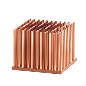 Custom Copper PIN Fin Heat Sink for LED and CPU Cooling High Thermal Conductivity Copper Heatsink