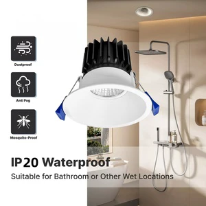Led Down Light 12w Cob Open Hole Embedded High Color Rendering Spotlight Home Living Room Without Main Light Dimmable Spot Light