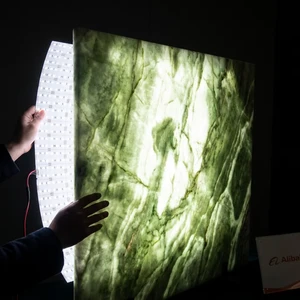 RAYMATES Soft SHEET LED Backlight Panel Dimmable Flexible Transparent Film Screen Backlit Translucent Stone/Marble/Onyx/Quartz