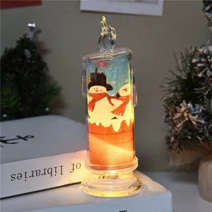Mini Candle Led Night Lamp Cute Led Luminous Mini Candle Lamp for Home Bedroom Bedside Decoration Holiday Gifts