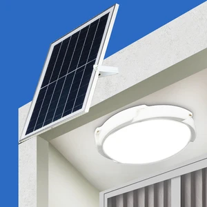 HUAPAI Long Lifespan Warm White Color Waterproof Ip65 Outdoor 40w 60w 100w 200w 300w Solar Led Ceiling Light