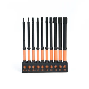 Nesen 21Pcs Hex Screwdriver Bits With Magnet Collar Exact Balanced Heavy-duty Hard Trustworthy Quick Auto Machinery Metal Part