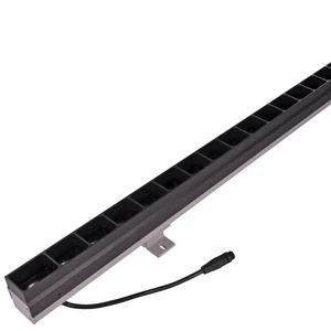 36W Ip67 Aluminum RGB Color Transforming Outdoor Led Wall Washer with DMX Control Led Wall Washer Light With Symmetric Louver