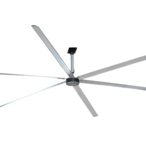 Industrial Ceiling Fan Light Touch Control Ball Bearing 16ft Aluminum Alloy 6 Blades Roof Mount Low Noise 38dB 220V Fan