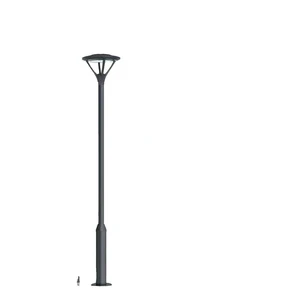 Modern Outdoor Waterproof Metal LED Garden Lamp IP65 AC 85-265V All-in-One Top Lighting for Parks Public Spaces Long Service