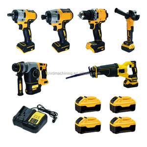 DW Compatible 20V Cordless Power Tool Combo Kit Multi-Functional All-in-One Tool Set for Home Improvement
