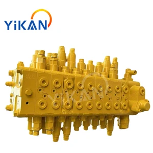 723-58-17200 Hydraulic Main Control Valve Body of PW160-7 Excavator Factory Provides Replaceable Distribution Valve Assembly.