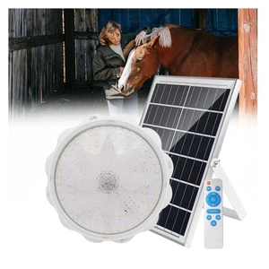 Waterproof Ip65 Outdoor Garden Indoor 50W 100W 150W 200W 300W Intelligent Solar LED Ceiling Light With Remote Control