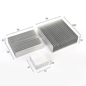 Wholesale Customized 6063 Series Aluminum Heat Sink and Radiator High Quality Aluminum Sheet Heat Sink for Refrigerator