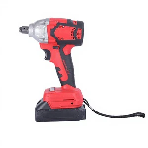 High-Torque 21V Lithium-Ion Rechargeable Portable Scaffolding Impact Wrench with Socket