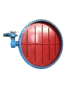 Electric Flanged Ventilation Butterfly Valve Motorized Air Control Damper Valve