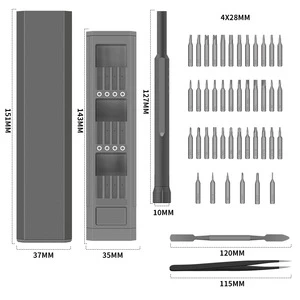 Original 45 in 1 Detachable and Rechargeable Precision Magnetic Computer Repair Tool Set