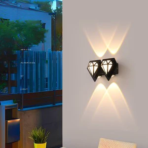 New Simple Creative Led Wall Light Waterproof Outdoor Terrace Patio Light Decorative Living Room Bedroom Background Wall Light