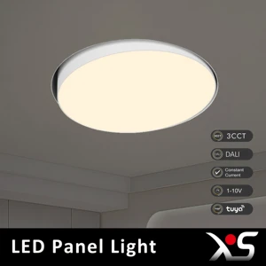 Adjustable Aluminum CRI 90 Ra90 Dimmable High Brightness Recessed 3-Year Warranty Bridgelux LED Panel Light