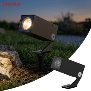 LED DC/AC 2700K-6500K IP66 Aluminum Landscape Spotlight With High CRI 80 15+90 Beam Angle & 3-Year Warranty For Garden Use