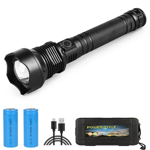 P70 High Power LED 1800LM 500M Long Range Light USB Charging IPX5 Waterproof Outdoor Camping Hunting Emergency Flashlight