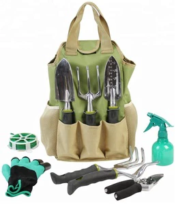 Best Gardening Gift Set,Vegetable Garden Tool Kit,Gardening Hand Tools Set Bag with Garden Digging Claw