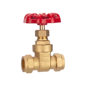 Brass External Stem Manual Water Gate Valve Copper Metal Stop Control Various Sizes Made In China Good Quality