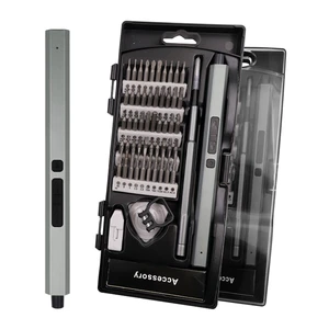 Professional 62 in 1 Rechargeable Electric Magnetic Screwdriver Set Cordless Repair Tools Kit with Lithium Battery for DIY Use