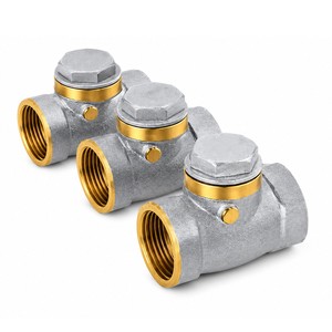 High Quality Brass Horizontal NRV Valve for Plumbing Water Flow Control and Industrial Use