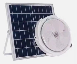 Factory Direct Price Solar Round Lamp 40W- 300W Solar Led Light Garden Outdoor Solar Ceiling Light Indoor From China