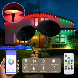BEAMY Outdoor Lawn Lights Outdoor Luxury for RGB Illuminated Pathway Driveway IP65 Yard Light Waterproof RGB Landscape Lighting