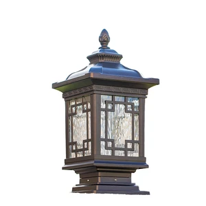 Modern Minimalist Waterproof Outdoor LED Pillar Lights