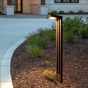 Modern LED Garden Bollard Light 90cm Aluminum Outdoor Landscape Pathway Lighting Waterproof IP65 ETL