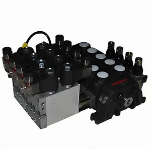 Durable DC20 25 32 Series Carbon Steel Multi-Directional Control Valve for Construction Equipment New Condition