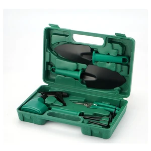 10-Piece Multi-Functional Home Garden Tools Set for Flower Pruning & Vegetable Potting Includes Flower Pots & Planters