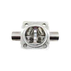 Custom 316L Stainless Steel Precision Cast Valve Body, Flange Mount Flow Control Valve Component for Industrial Pipeline