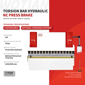 WC67K 40T 1600mm Mini NC Hydraulic Press Brake Sheet Metal Bending Machine