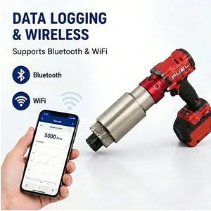 18V 5Ah Battery Compatible 220V 1N.m Min Resolution Optional Wireless 700Nm Electric Torque Wrench