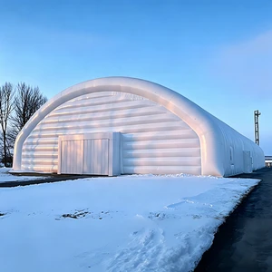 PVC Waterproof Portable Outdoor Giant Party Event Exhibition Hall Sports Inflatable Building Inflatable Hangar Tunnel Tent