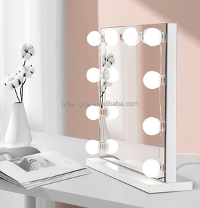 Modern Style Makeup Mirror Led Lights Bulbs USB 3 Colors Dimmable Led Vanity Mirror Fill Light Beauty Fill Lamp for Bathroom