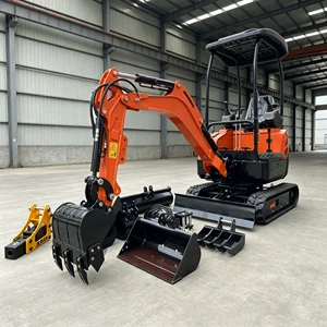 China 1.8 Ton Euro5 EPA Engine Crawler Walking Diesel Mini Excavator Hydraulic Pump For Earth Moving Construction Agriculture