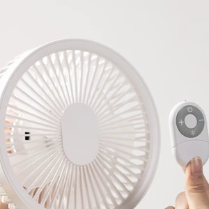 Small Portable Electric Camping Fan With Lighting - USB Powered Ceiling Canopy Fan