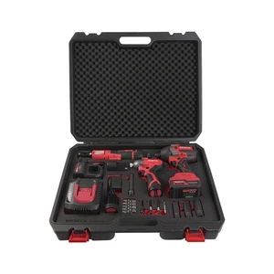 Brushless Lithium Cordless Electric Impact Driver Wrench Ratchet Wrench Electric Tool Combination Kit