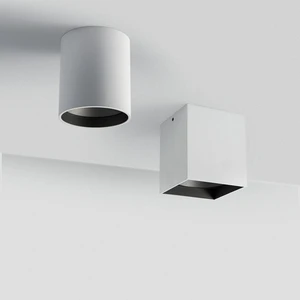 Led Home Living Room Creative No Main Light Aisle Balcony Ceiling Anti-Glare Free Hole Round Square Surface Mounted Spotlight