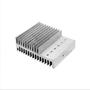 Pure Copper Aluminum Extruded Profile Heatsink Radiator For Computer Hardware Cooling Flat Base Screw-in Installation