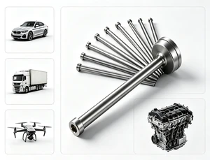 CE Certified Stainless Steel Hydraulic Valve Push Rod for Motorcycles Engine Chrome Molybdenum Wear Resistant Wire EDM Push Rod
