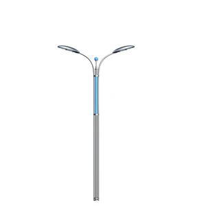 High Lumen IP65 Two Arms LED Streetlight Powered Lamp for Highway